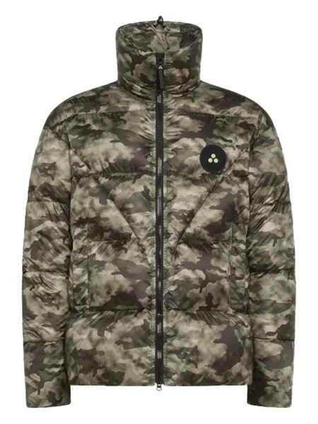 Geacă Peuterey cu model camuflaj verde