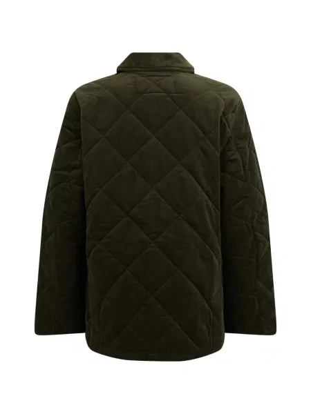 Matlasat geacă Polo Ralph Lauren de catifea verde