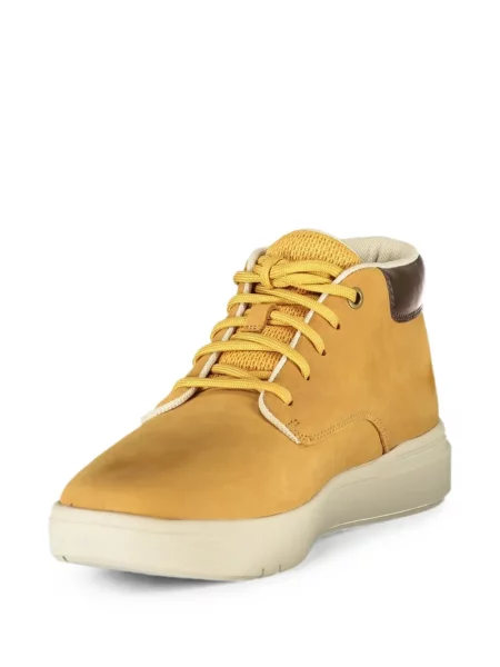 Sneakerși Timberland cu șireturi din piele galben