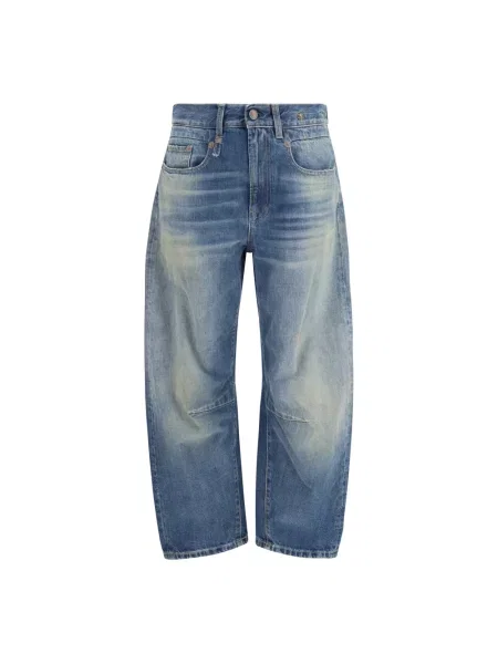 Jeansy boyfriendy R13 niebieskie