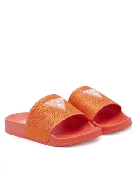 Pantofle Guess oranžové