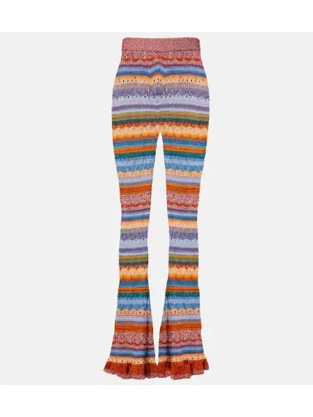 Pantaloni Etro cu dungi evazate