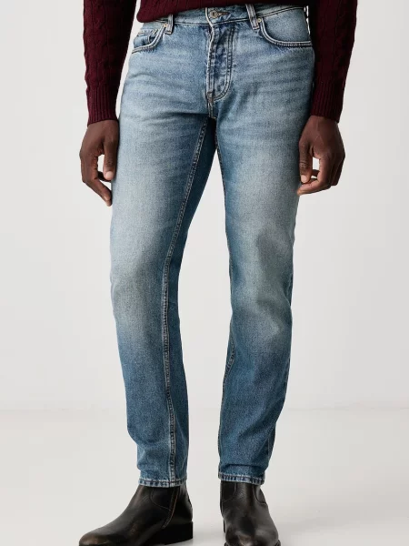Emporio Armani blugi regular pentru bărbați albastru