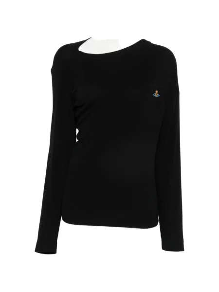 Tricou Vivienne Westwood asimetric negru