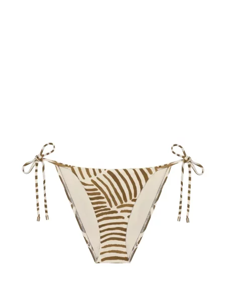 Bikini Vix Paula Hermanny cu imagine cu imprimeu abstract cu legături
