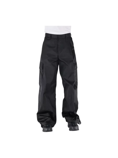 Haftowane spodnie Off-white białe