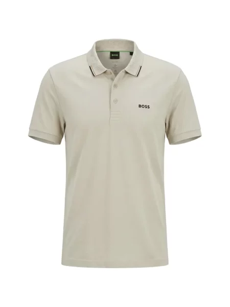 Tricou polo Boss cu imagine