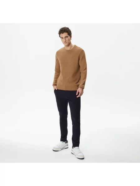 Lacoste Sweter Lacoste beżowy