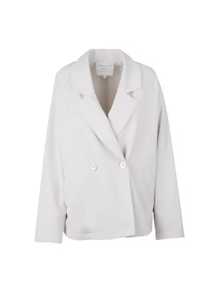 Marynarka Alessia Santi z dżerseju beżowa