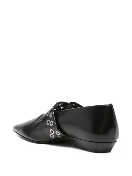 Balerini Jil Sander cu cataramă negru