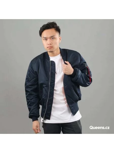 Jakna Alpha Industries Inc. temno modra