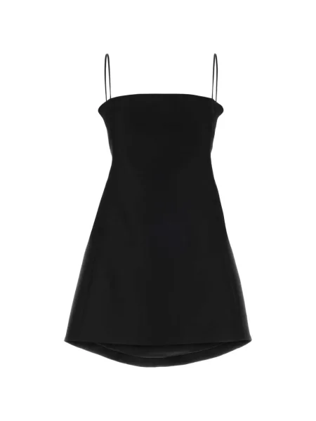 Rochie mini Balenciaga evazată negru