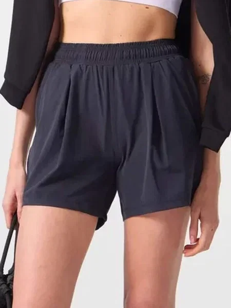 Tommy Life Sportovní kalhoty Shorts antracitová
