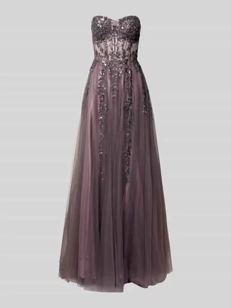 Sukienka wieczorowa z odkrytymi ramionami Luxuar