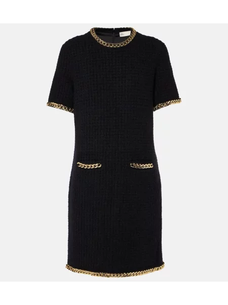 Colier Tory Burch tricotate negru