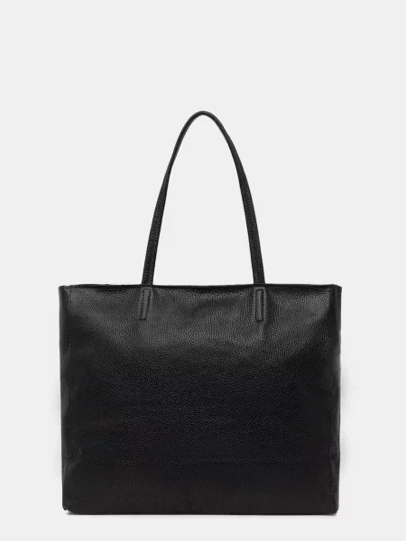 Answear.LAB geantă shopper pentru femei din piele negru