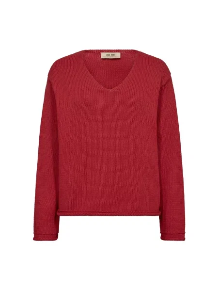 Mos Mosh sweter czerwony