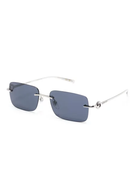 Sluneční brýle Gucci Eyewear stříbrné