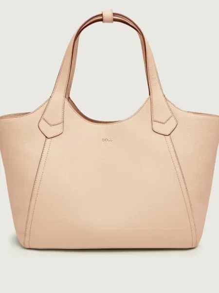 Geantă shopper Boss Black alb