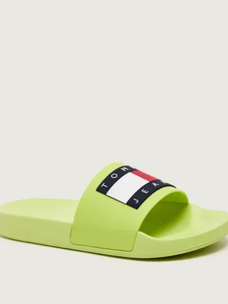 Șlapi Tommy Jeans verde