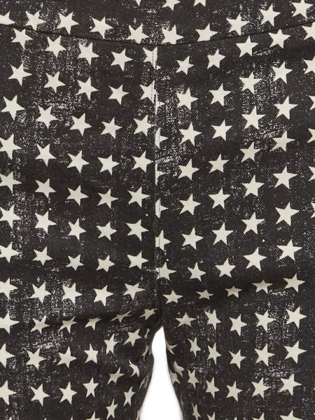 Blugi cu picior larg Max Mara cu imagine negru