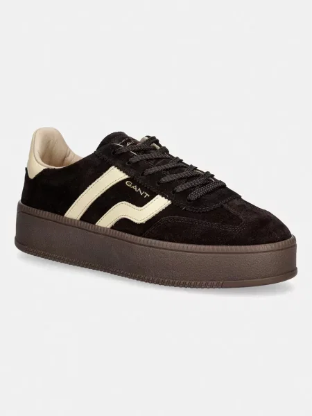 Gant Cuzmani sneakers pentru femei din piele întoarsă maro