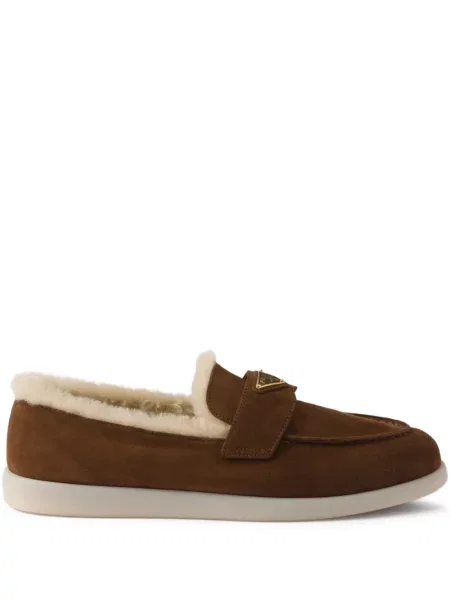 Pantofi loafer Prada maro