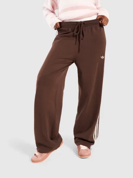 Adidas Spodnie Knit Fb Tp brązowe