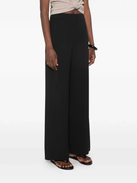 Pantaloni palazzo Patrizia Pepe negru