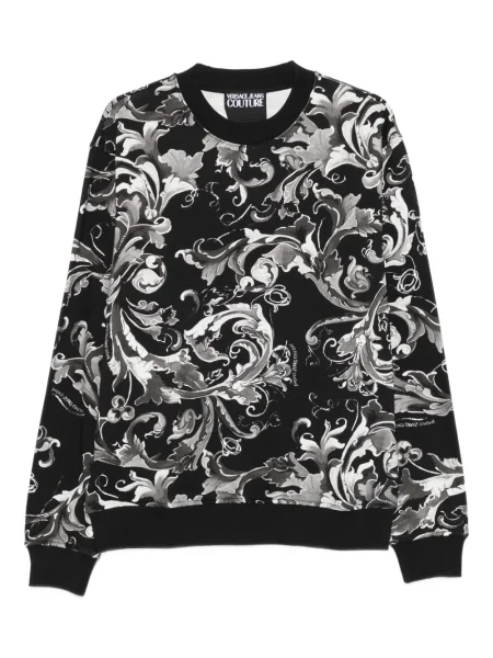 Hanorac Versace Jeans Couture cu imagine negru