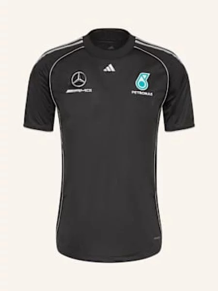 Adidas Tričko Mercedes Amg Petronas Formula One Team Mechanics černá