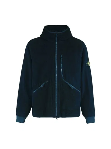 Lekka kurtka Stone Island z kamieniami niebieska