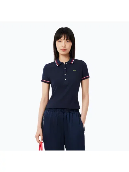 Polo tričko Lacoste Polo navy blue/rill/grenadine modré