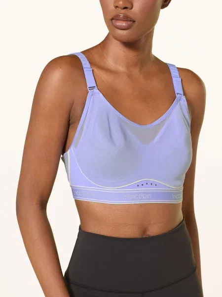 Triumph Sportovní Podprsenka Triaction Cardio Breeze Se Síťovinou světle fialová bílá