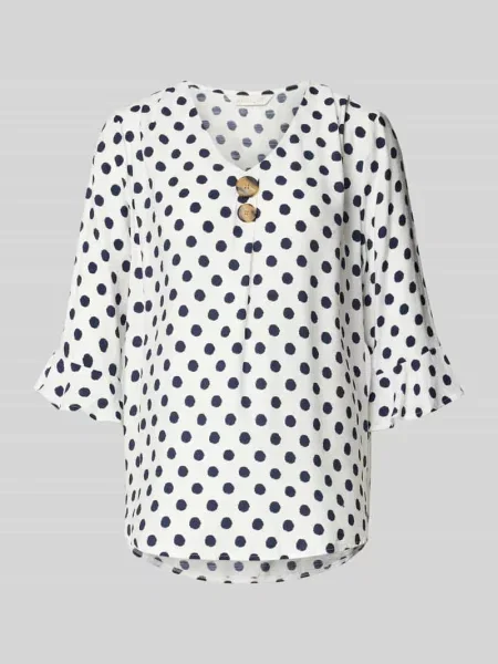 Bluzka koszulowa z dodatkiem Apricot