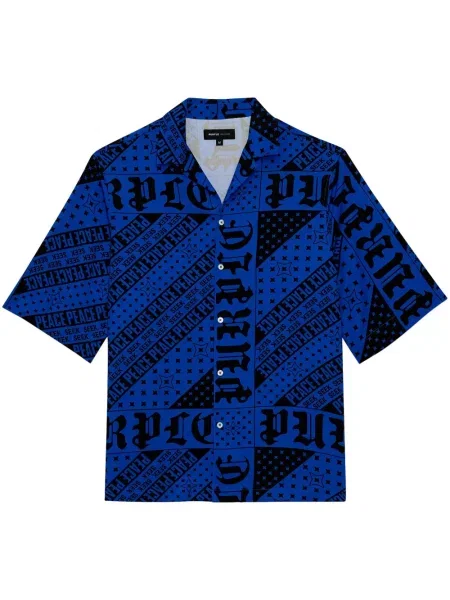 Košile Purple Brand modrá