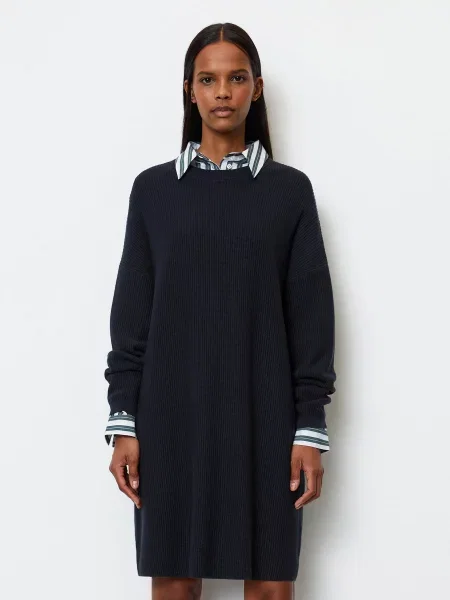 Платье мини Marc O'polo без косточек синее