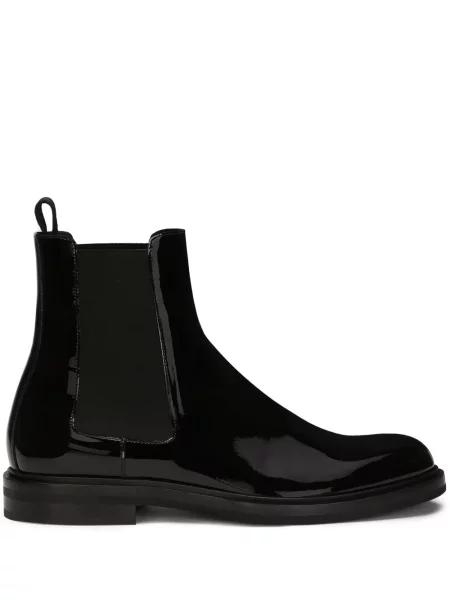 Botine chelsea Dolce & Gabbana din piele negru