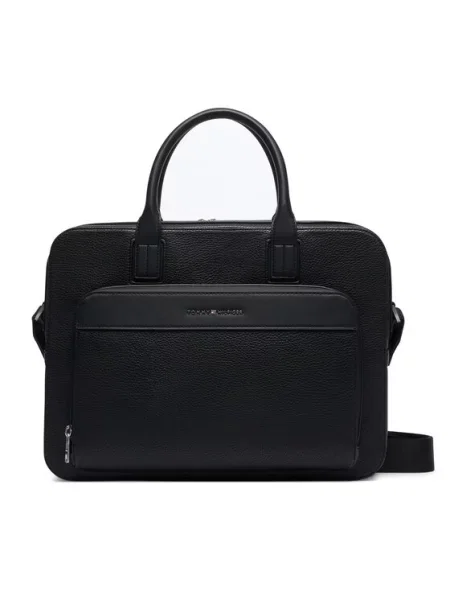 Tommy Hilfiger Laptoptáska Th Central Slim Computer Bag fekete