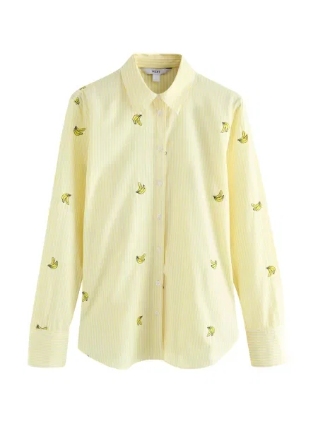 Next Bluză galben / negru alb