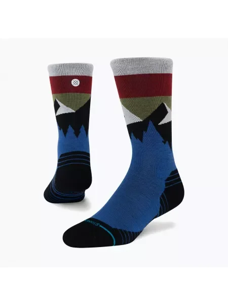 Stance Light Wool Crew чорапи за бягане кобалтово синьо