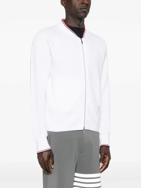 Geacă bomber Thom Browne alb