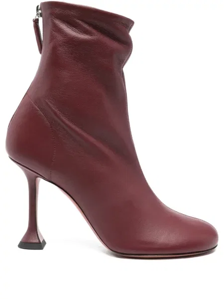 Botine Amina Muaddi roșu