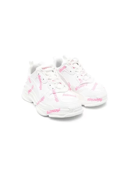 Sneakersy dziecięce Balenciaga Triple S białe