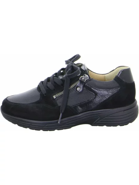 Sneakersy Hartjes skórzane czarne
