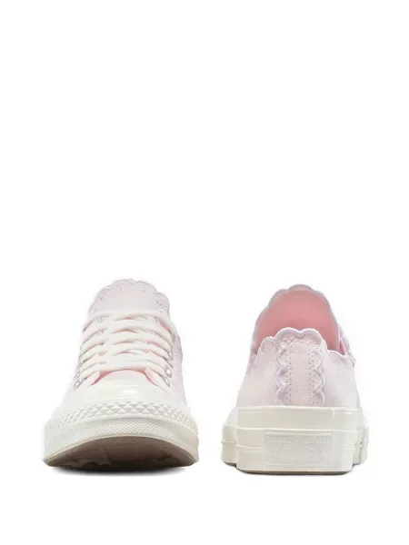 Sneakerși Converse Chuck 70 cu broderie cu platformă alergare alb