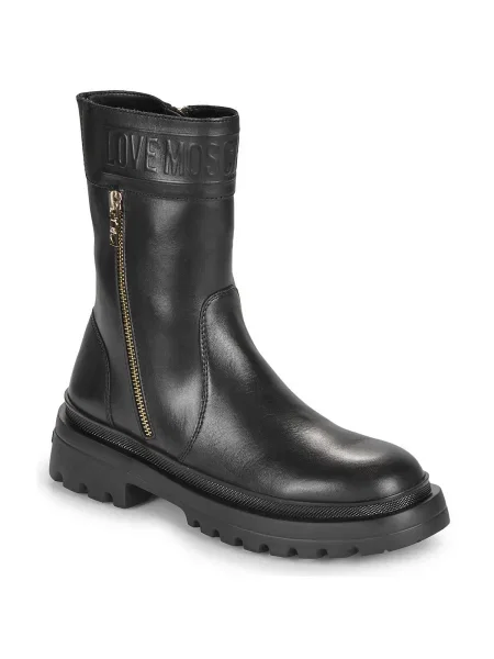 Cizme scurte Love Moschino negru