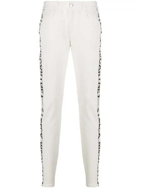 Skinny jeansy skinny Stella Mccartney białe