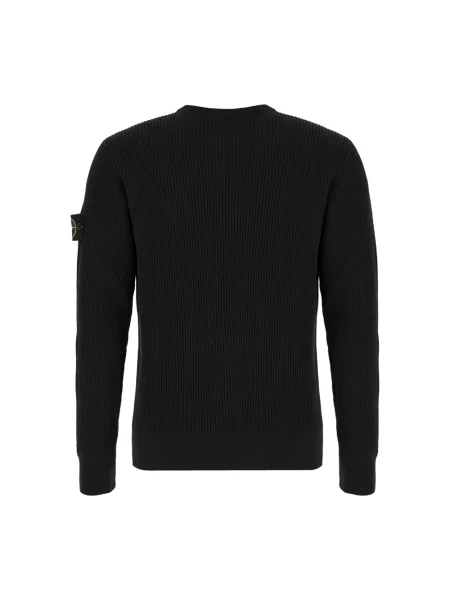 Sweter Stone Island z kamieniami czarny