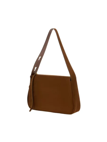 Torebka Tory Burch zamszowa brązowa